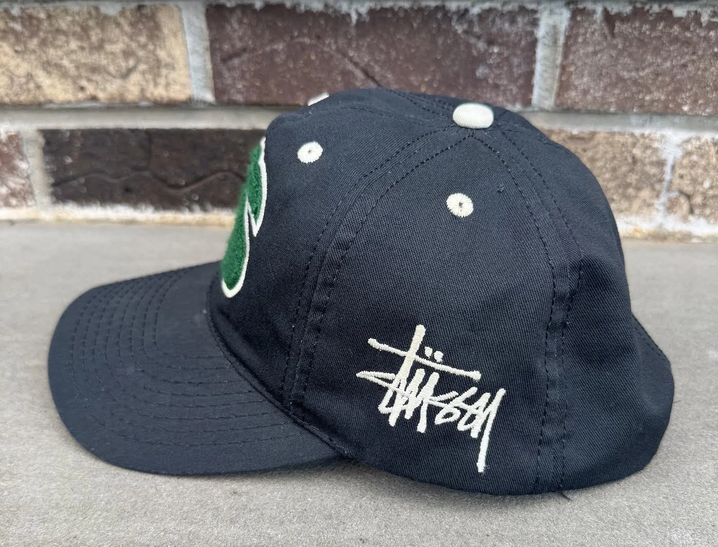 Vintage Stussy Big S Cap Hat — RootsBK